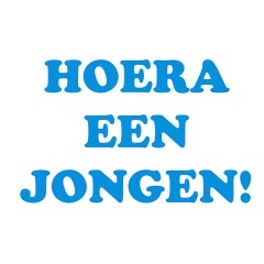 Hoera een jongen